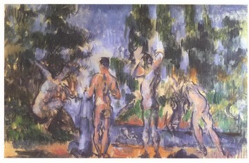 四人の海水浴者 ポール・セザンヌ Oil Paintings
